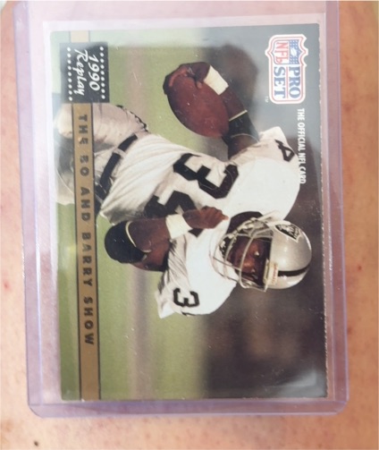 1991 Pro Set #335 The Bo and Barry Show Bo Jackson — front