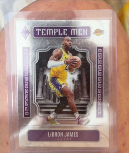 2023-24 Panini Phoenix Temple Men #2 LeBron James — front