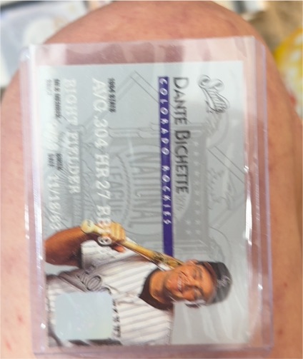1995 Studio #71 Dante Bichette — front