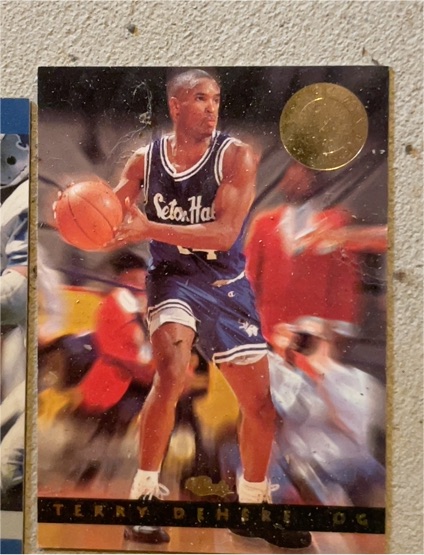 1995-96 Flair #190 Detlef Schrempf — front