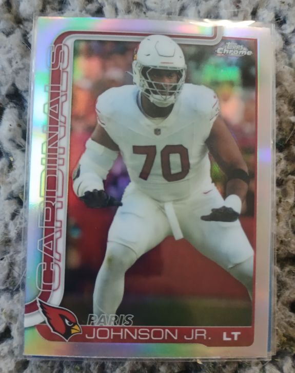 2025 Topps Chrome #3 Paris Johnson Jr. — front