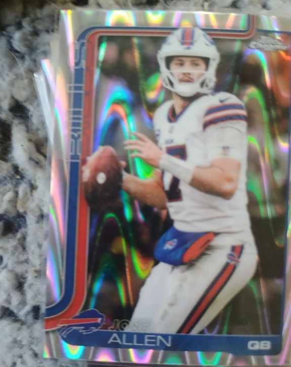 2025 Topps Chrome #34 Josh Allen — front
