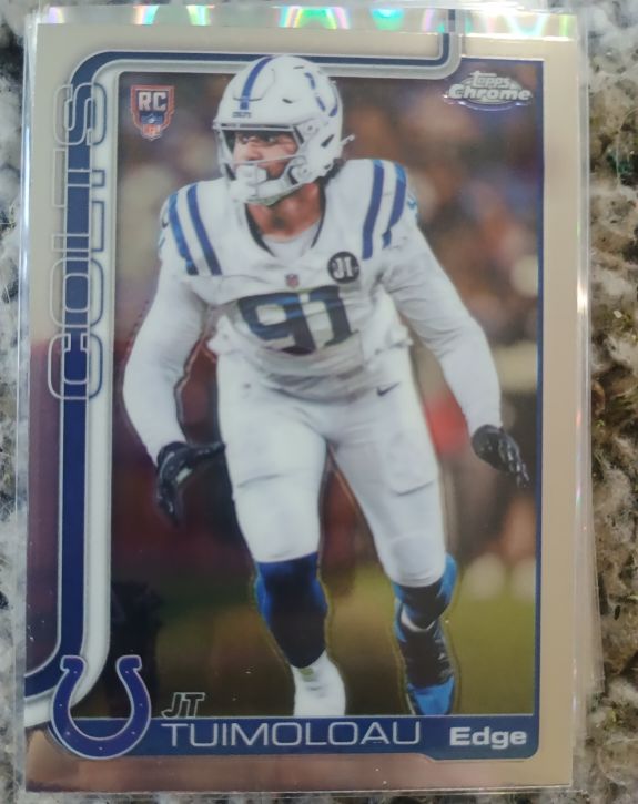2025 Topps Chrome #356 JT Tuimoloau — front