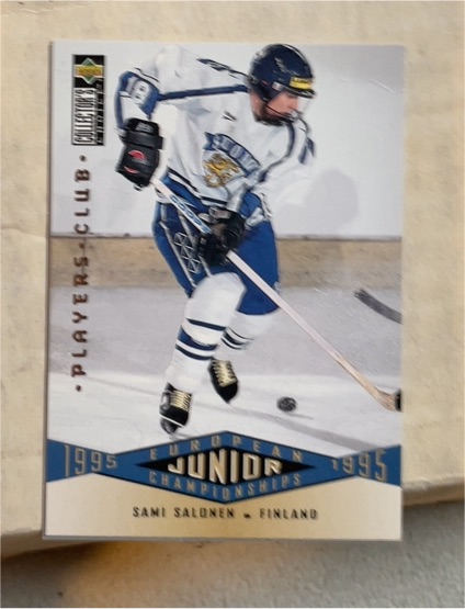 1995-96 Upper Deck Collector's Choice Players Club #328 Sami Salonen — front