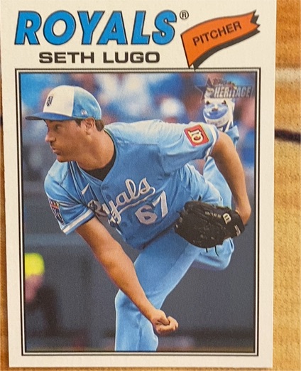 2026 Topps Heritage #192 Seth Lugo — front