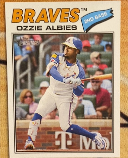 2026 Topps Heritage #264 Ozzie Albies — front