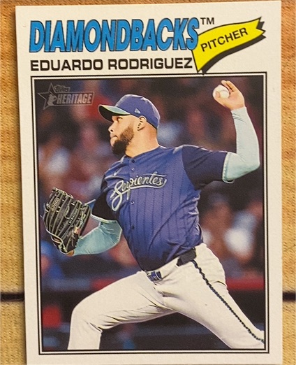 2026 Topps Heritage #288 Eduardo Rodriguez — front