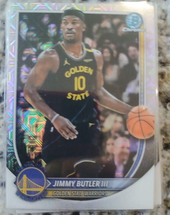 2025 Bowman Chrome #BCV-116 Jimmy Butler III — front