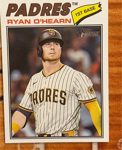 2026 Topps Heritage #215 Ryan O'Hearn — front