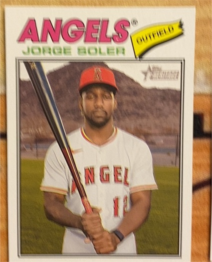 2026 Topps Heritage #37 Jorge Soler Los Angeles Angels — front