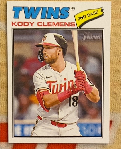 2026 Topps Heritage #321 Kody Clemens — front