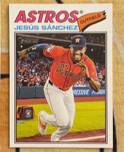 2026 Topps Heritage #176 Jesus Sanchez — front