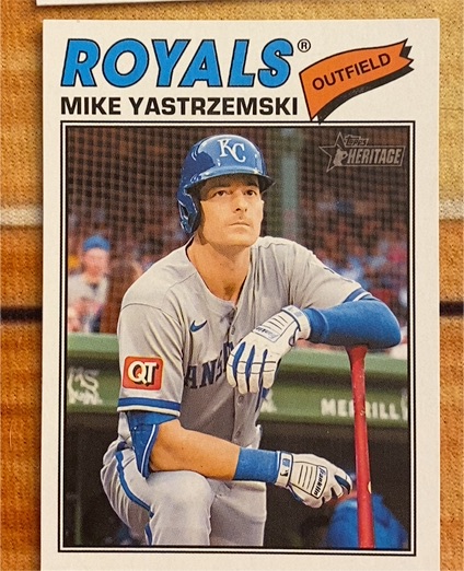 2026 Topps Heritage #63 Mike Yastrzemski — front