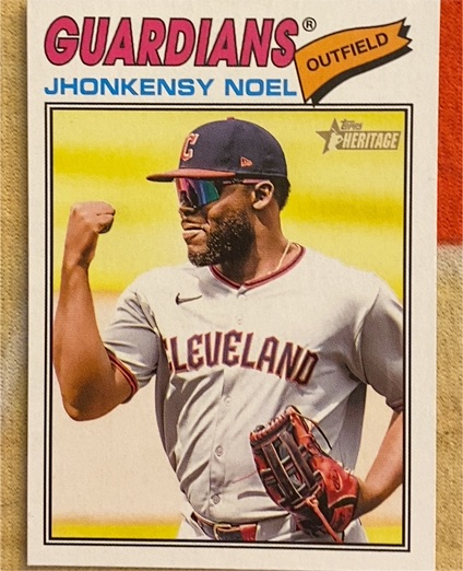 2026 Topps Heritage #197 Jhonkensy Noel — front