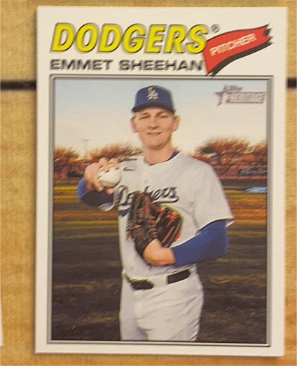 2026 Topps Heritage #178 Emmet Sheehan — front