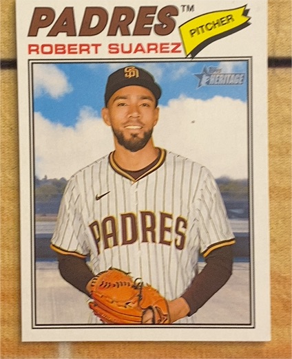 2026 Topps Heritage #174 Robert Suarez — front