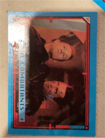 1991 Topps Terminator 2 #22 The Combatants — front