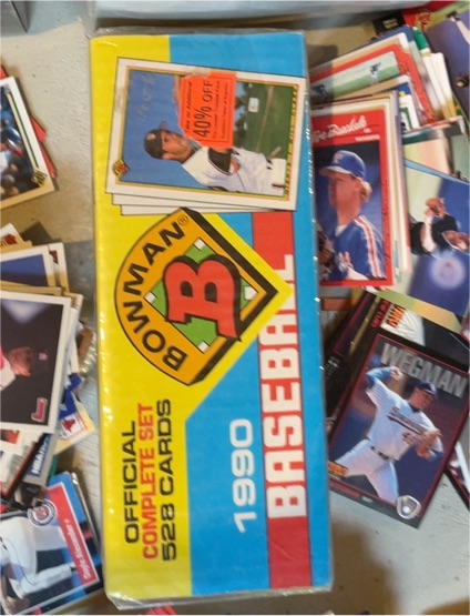 1990 Bowman Baseball Complete Set — front