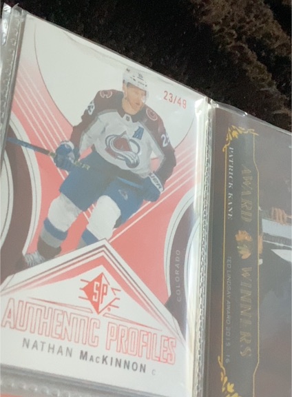 2024-25 Upper Deck SP Authentic Profiles #AP-4 Nathan MacKinnon — front