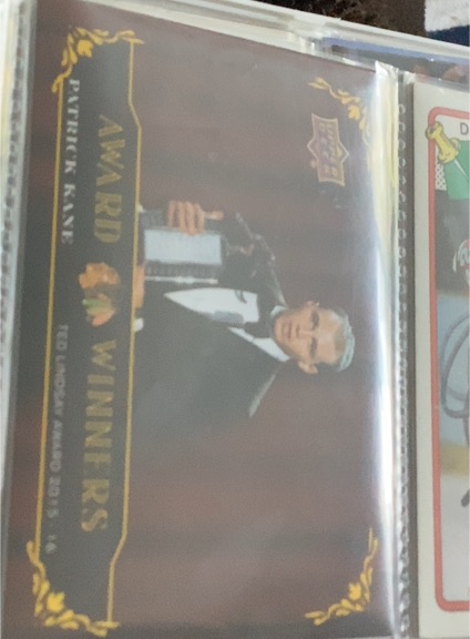 2013 Panini Golden Age Patrick Kane Award Winners — front