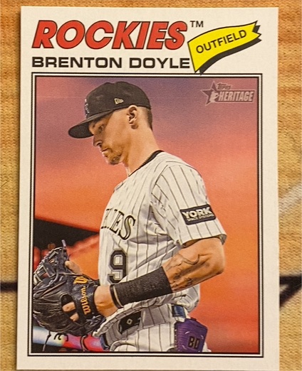 2026 Topps Heritage #355 Brenton Doyle — front