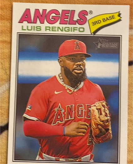2026 Topps Heritage #149 Luis Rengifo — front