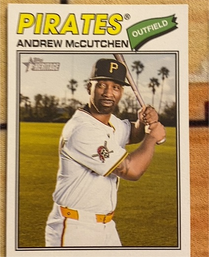2026 Topps Heritage #270 Andrew McCutchen — front