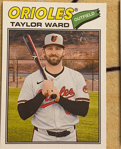 2026 Topps Heritage #258 Taylor Ward — front