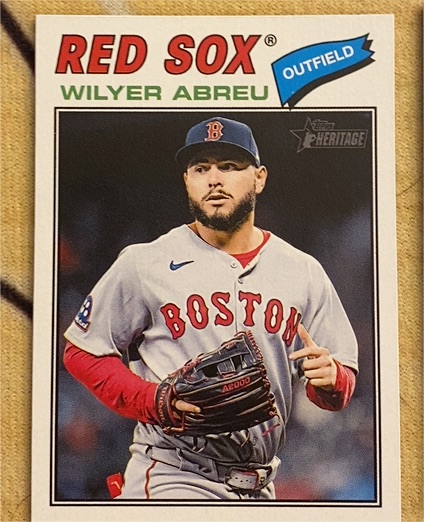 2026 Topps Heritage #362 Wilyer Abreu — front