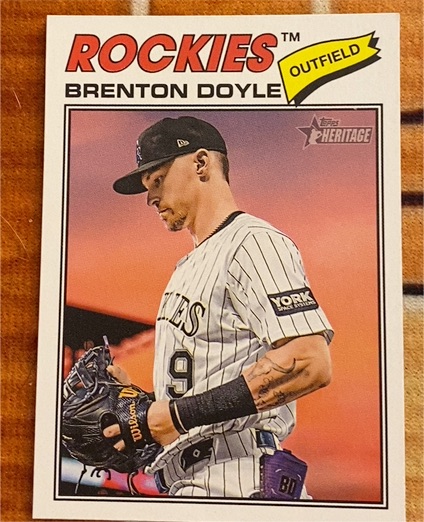 2026 Topps Heritage #355 Brenton Doyle — front