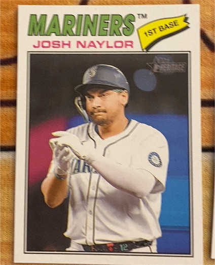 2026 Topps Heritage #129 Josh Naylor — front