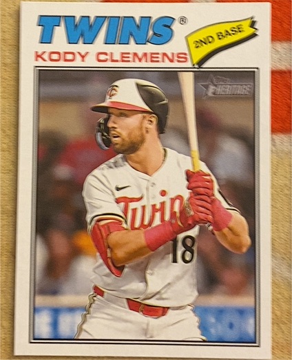 2026 Topps Heritage #321 Kody Clemens — front