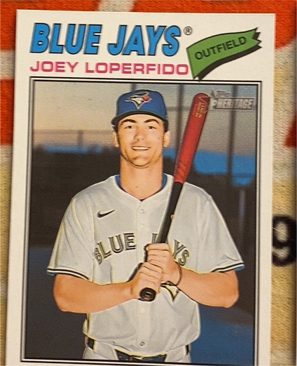 2026 Topps Heritage #354 Joey Loperfido — front