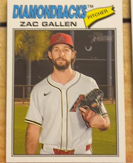 2026 Topps Heritage #254 Zac Gallen — front