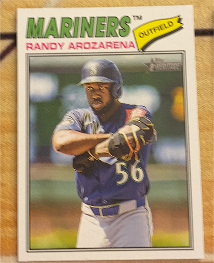 2026 Topps Heritage #286 Randy Arozarena — front