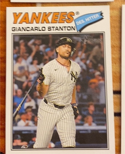 2026 Topps Heritage #250 Giancarlo Stanton — front