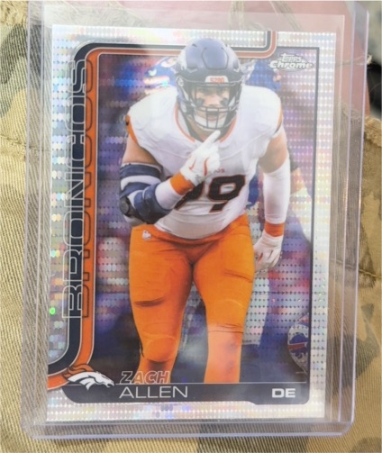 2025 Topps Chrome #95 Zach Allen — front