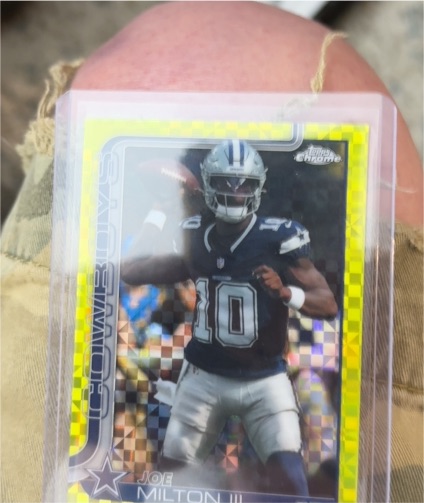 2025 Topps Chrome #85 Joe Milton III — front