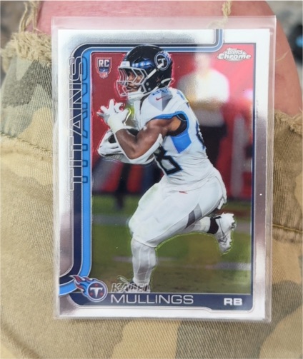 2025 Topps Chrome #309 Kalel Mullings — front