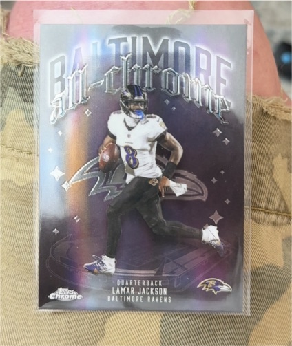 2025 Topps Chrome #ACT-1 Lamar Jackson — front