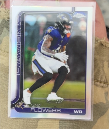 2025 Topps Chrome #22 Zay Flowers — front