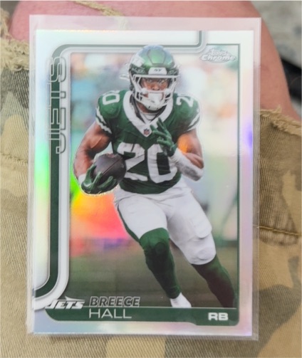2025 Topps Chrome #238 Breece Hall — front