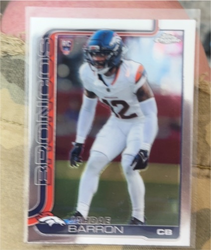 2025 Topps Chrome #359 Jahdae Barron — front