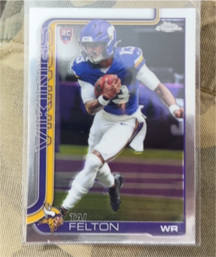 2025 Topps Chrome #395 Tai Felton — front