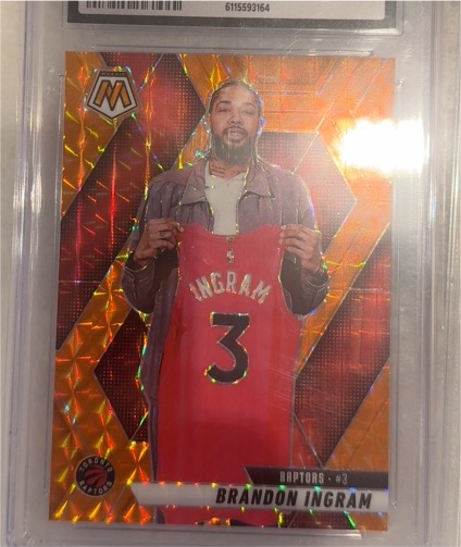 2024-25 Panini Mosaic #121 Brandon Ingram Orange Mosaic — front
