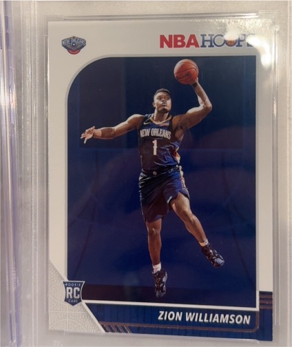 2019 Panini Hoops #258 Zion Williamson — front