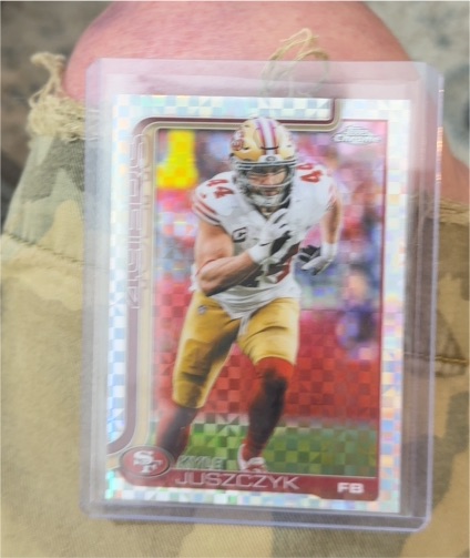 2025 Topps Chrome #270 Kyle Juszczyk — front