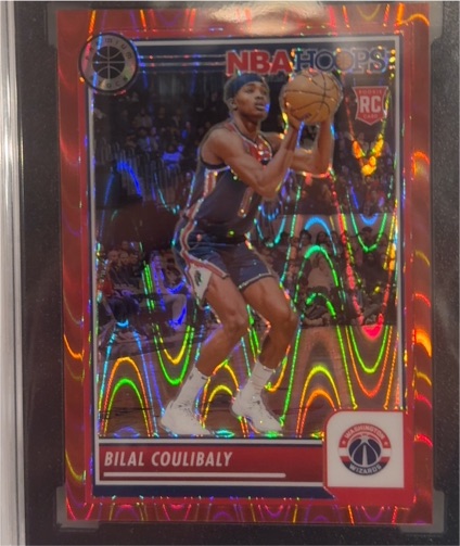 2023-24 Panini NBA Hoops Premium Stock #175 Bilal Coulibaly — front
