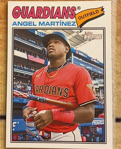 2026 Topps Heritage #177 Angel Martínez — front