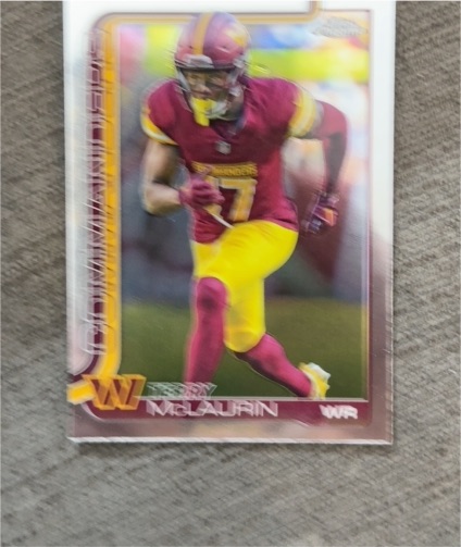 2025 Topps Chrome #208 Terry McLaurin — front